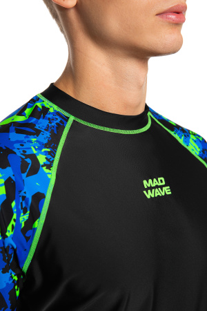 Футболка лайкра Mad Wave C0 длинный рукав (Мужской; M; Синий)